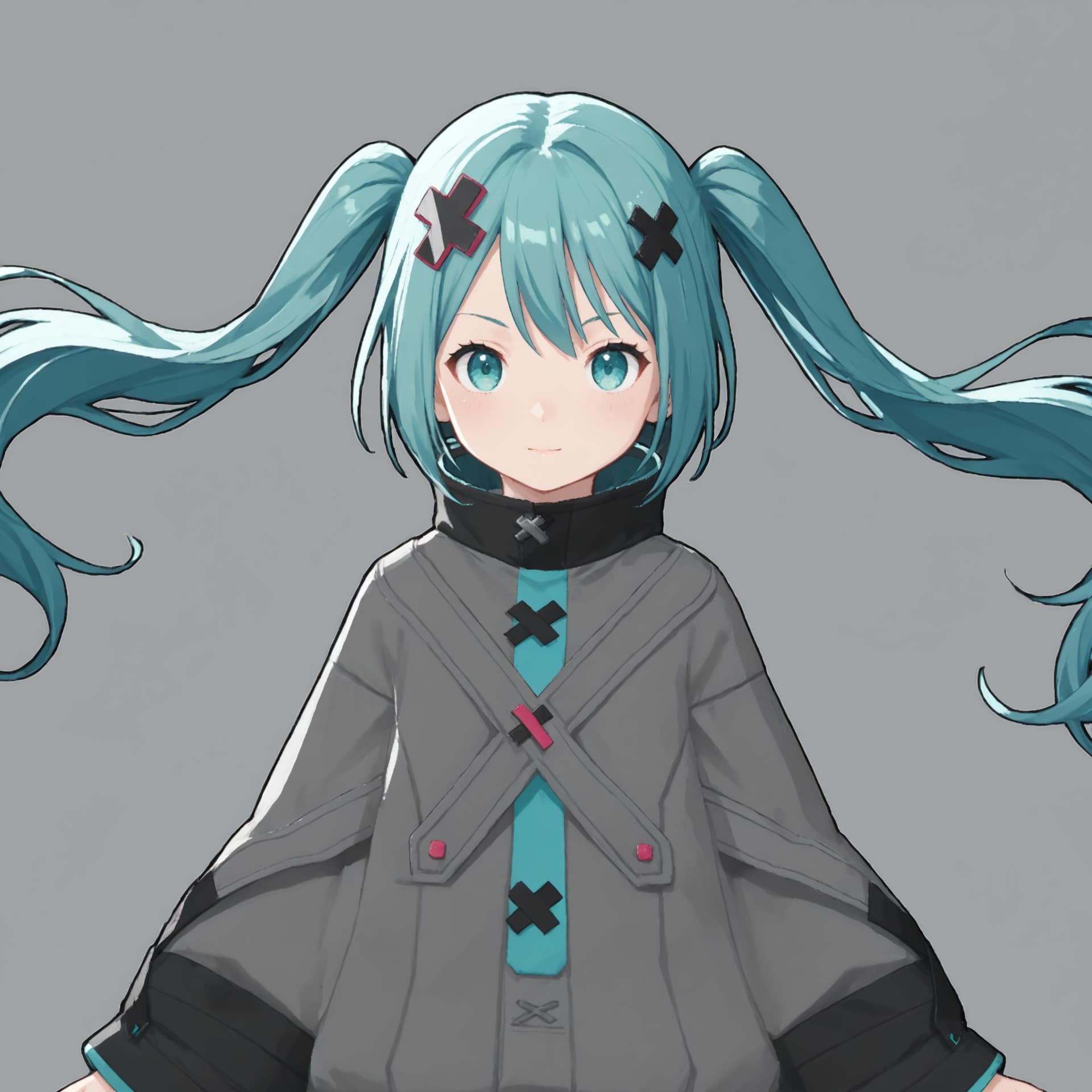 Crosed Cross Jacket (Hatsune Miku) / Project SEKAI