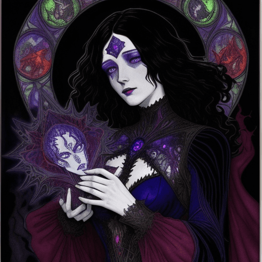 AI generated: Dark Phoenix, horror, alcohol ink, stipple shading, volumetric lighting, gothic colors, smooth, in t...