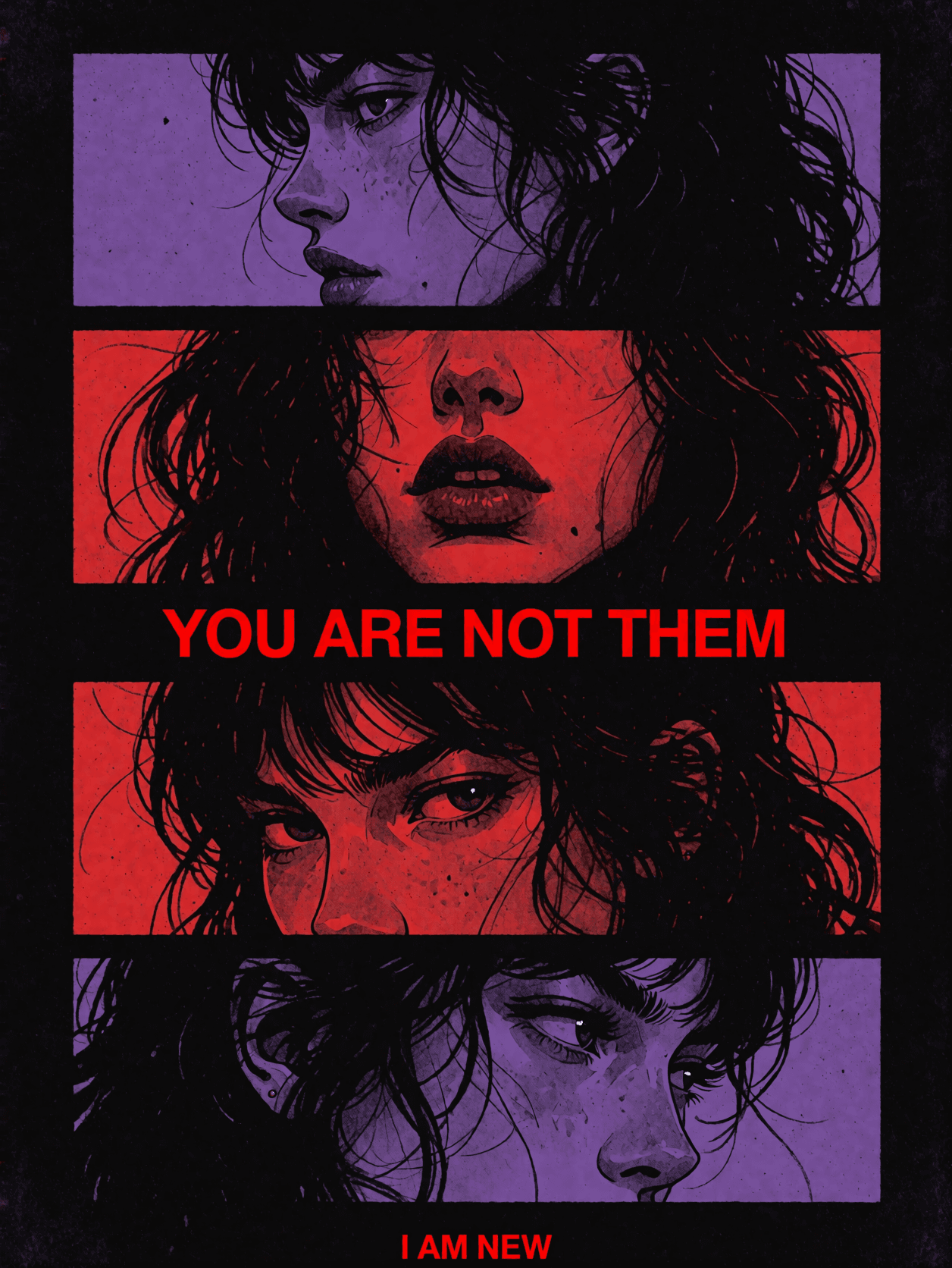 Purple Graphics || Poster lora