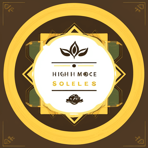 AI generated: logo, online sales, tea and alcoholic beverages, bright, modern, 