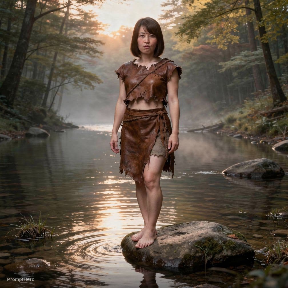 AI generated: <Image Composition>

<Cosplay Model> A young Japanese widow with a captivating, curvaceous figure an...