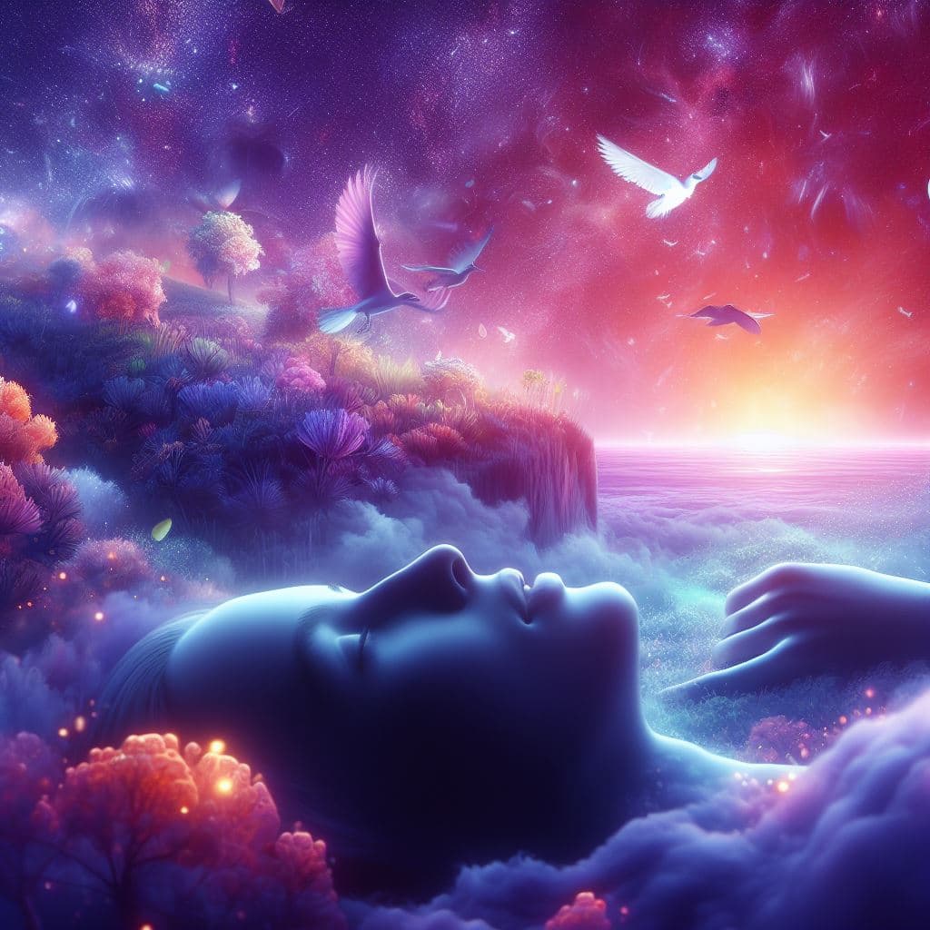 AI generated: what I see in my dream at night, photorealistic, high detailed, an image from a wonderful dream,harm...