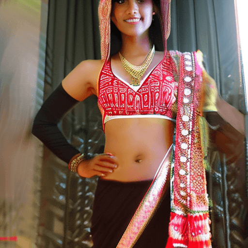 AI generated: indian girl 25 years old, very sexy, skinny