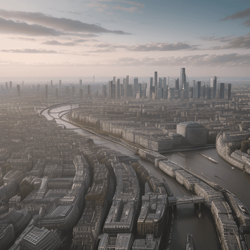 AI generated: The aesthetic city , London city  without character , cityscape, urban , classic view , in high reso...