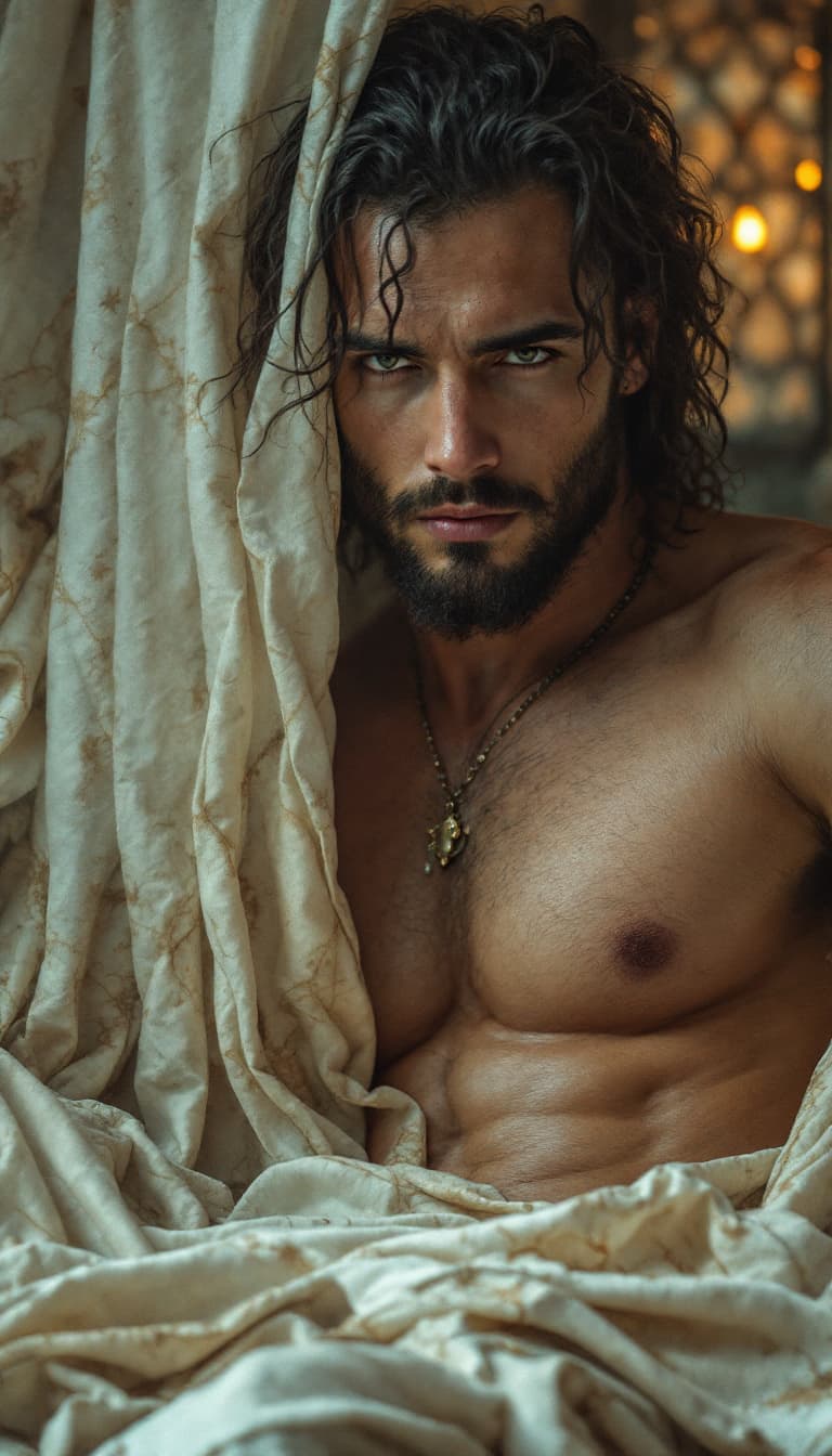 AI generated: Slave-Master having his intimate soul time 
