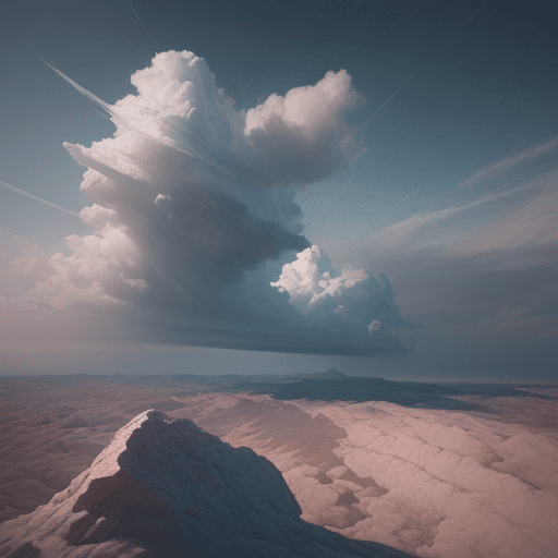 AI generated: The sky split , and it became a rose like paint . hyper-realistic 3D image using advanced techniques...