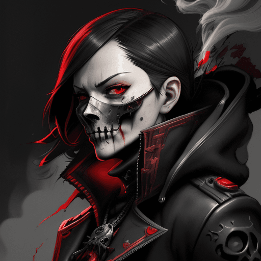 AI generated: death, skullface, highly detailed portrait, by Dustin Nguyen, Akihiko Yoshida, Greg Tocchini, Greg R...