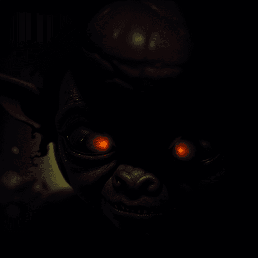 AI generated: the most sad, devastated, harrowing goblin, close up, volumetric lighting, hyper realistic, nanite r...