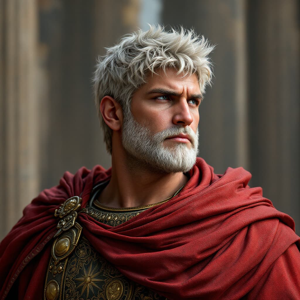 AI generated: Ultra realistic photo of Nero as a roman emperor