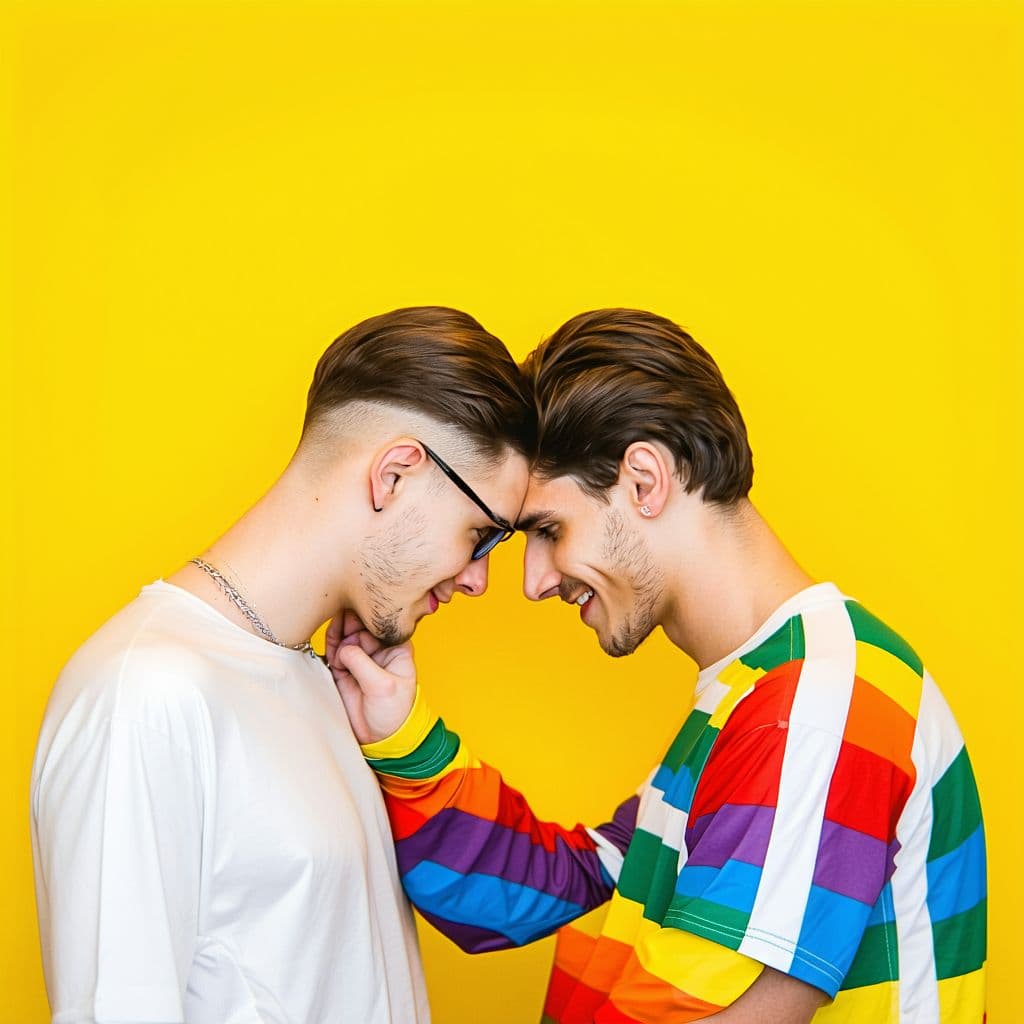 AI generated: Gay sex