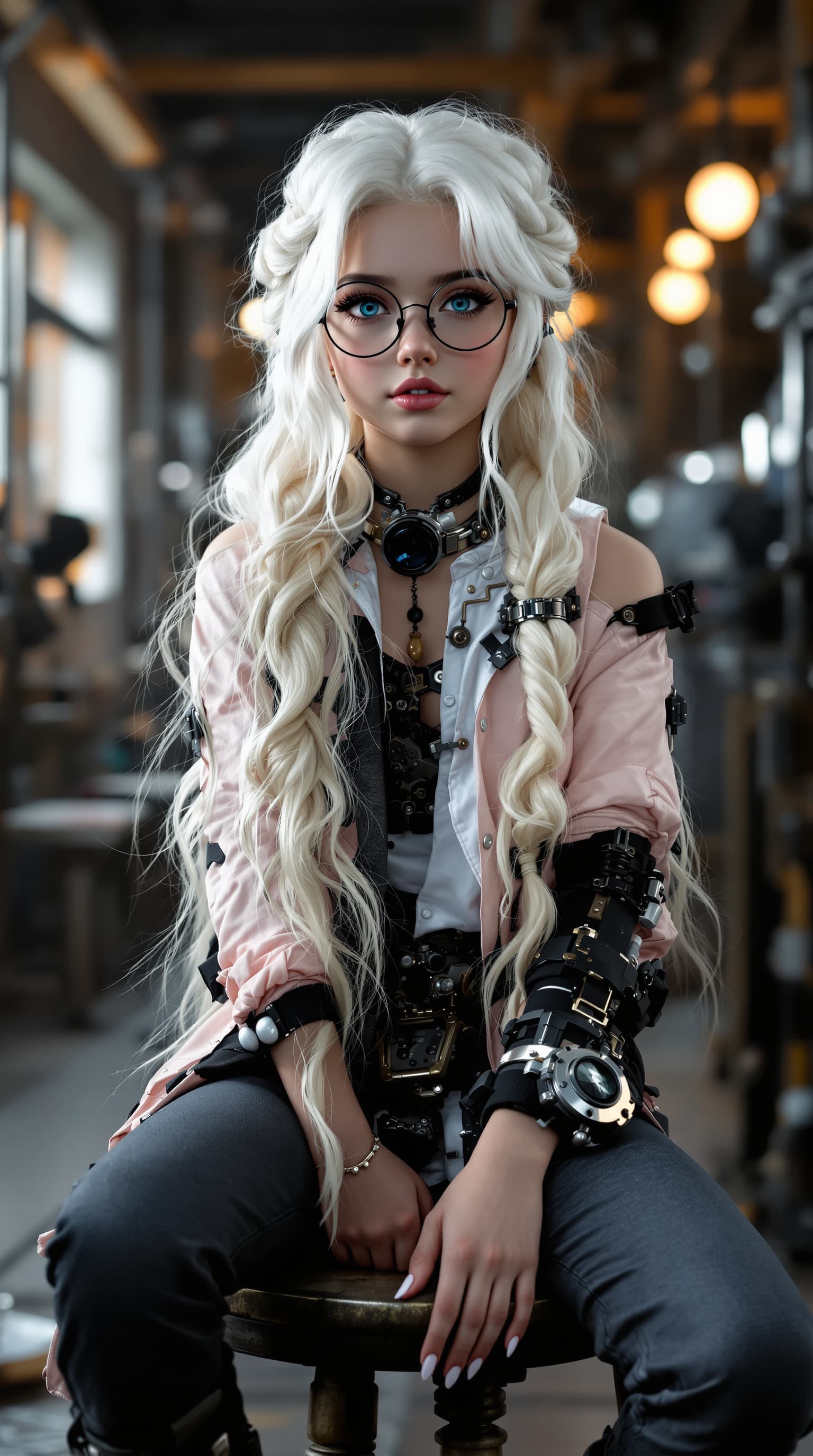 AI generated: A professional photographer captures Madison, an extraordinarily beautiful fourth-grader, portrayed ...
