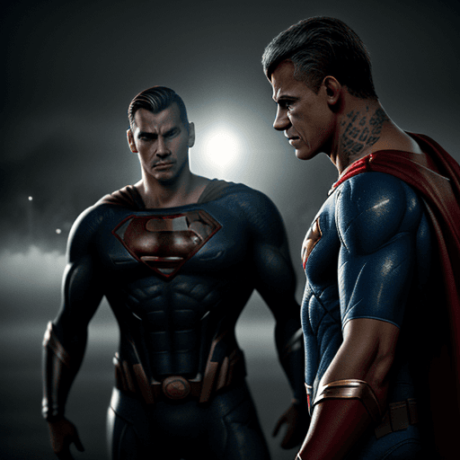 AI generated: Movie poster style, bolsonaro and neymar and obama, justice league inspired, dark, realistic, cinema...