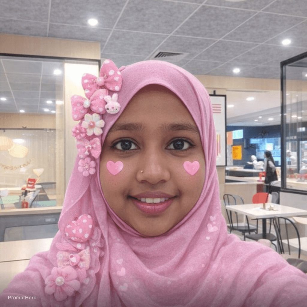 AI generated: piny girl
