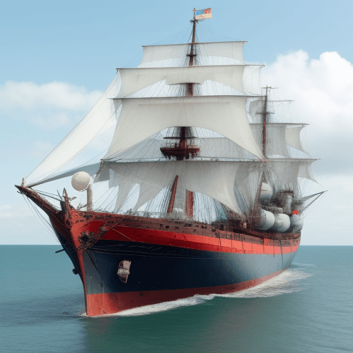 AI generated: ship
