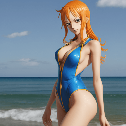 AI generated: nami sex one piece