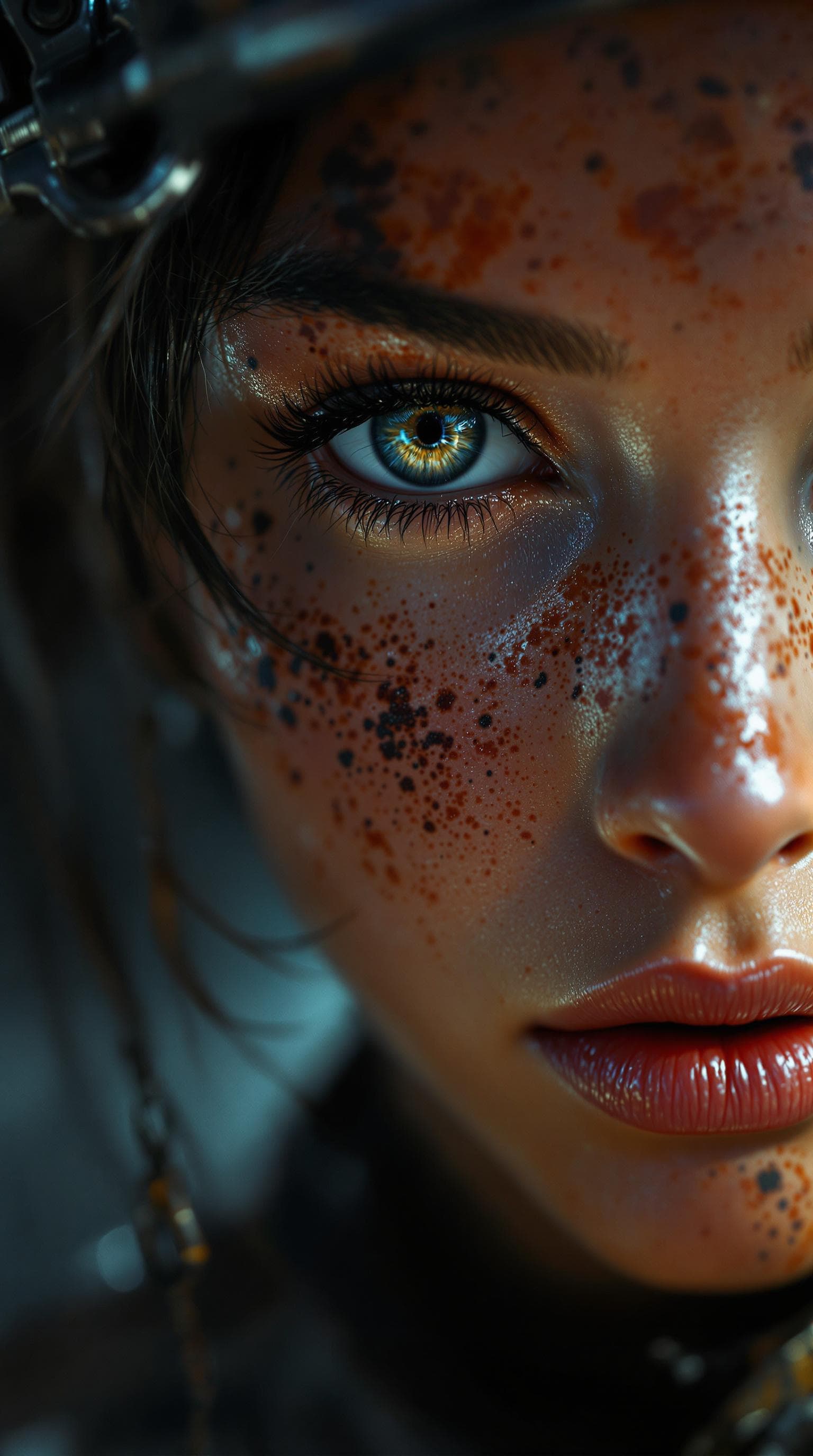 AI generated: girl, photo of the most beautiful artwork in the world for a woman featuring soft lustrous,  industr...