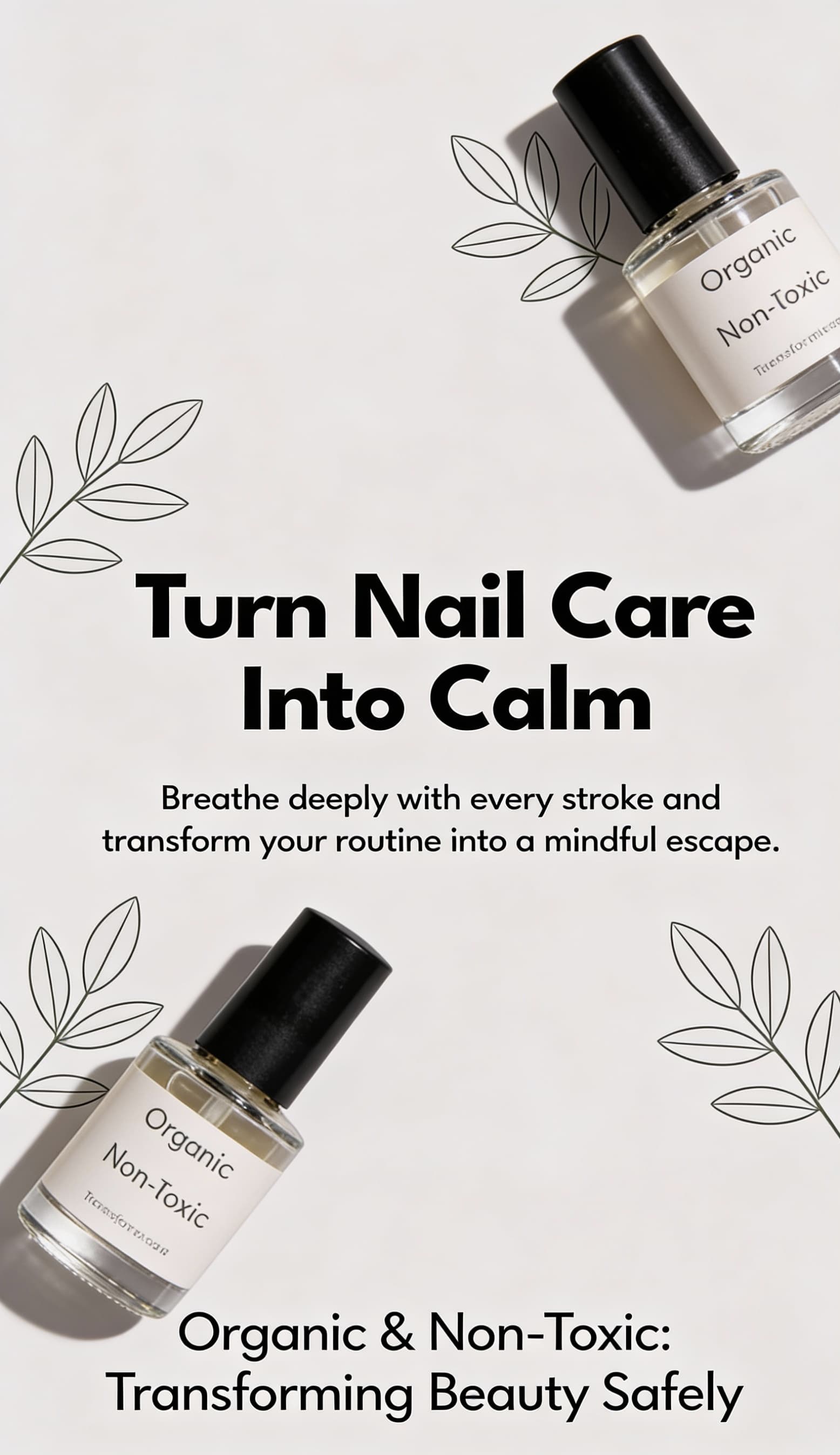 AI generated: Organic and non-toxic nail care products are transforming the beauty landscape. These products offer...