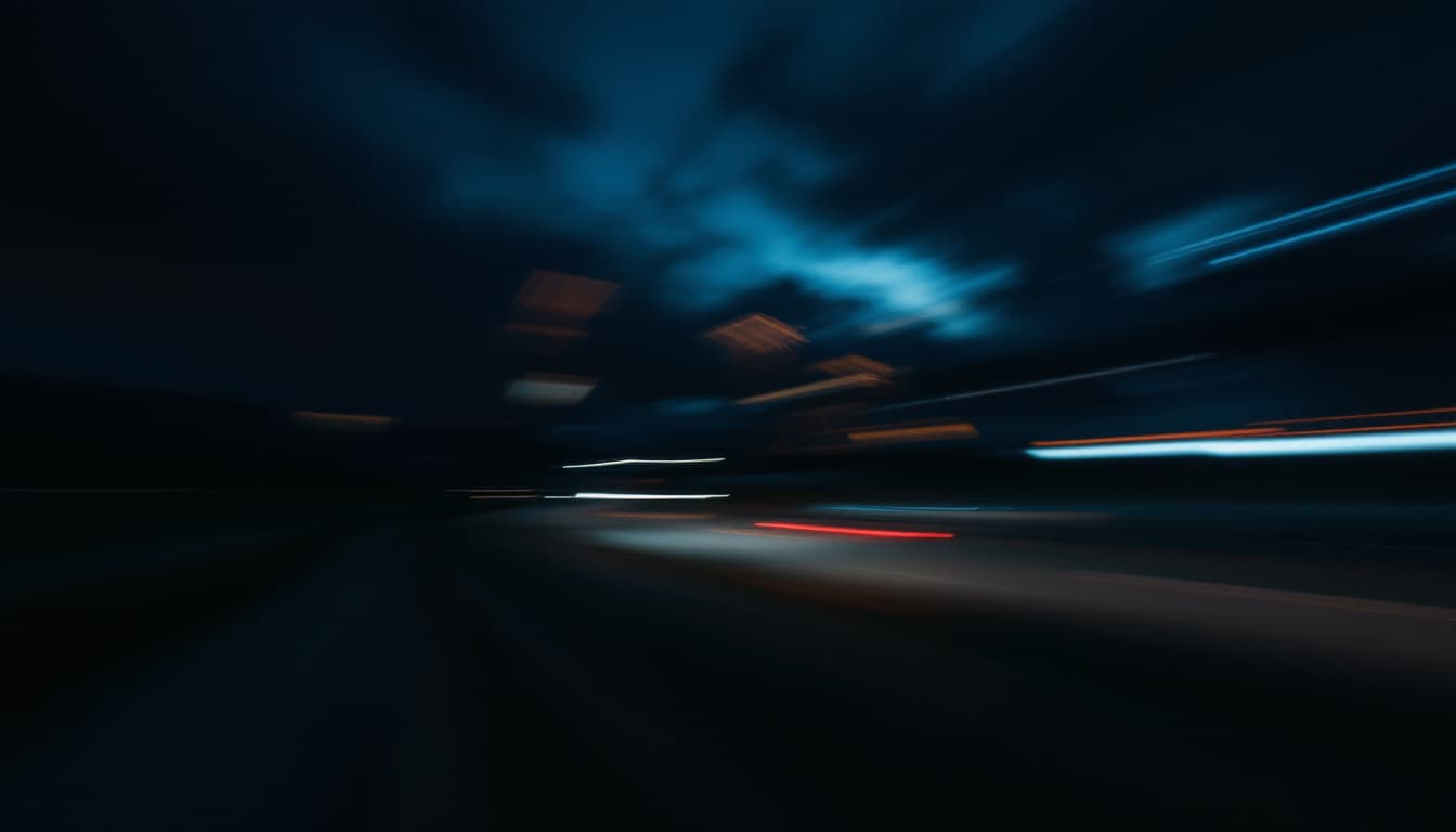AI generated: ,long exposure photo of a {subject} in motion, blurred edges, slow shutter speed motion , all set ag...