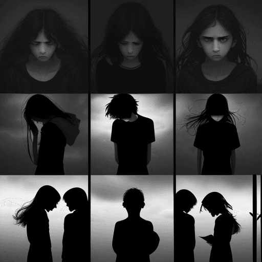 AI generated: Here’s a prompt for generating the book cover image:

"Design a book cover focused on adolescent anx...