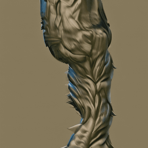 AI generated: flaccid penis,
8k raw photo of a naked muscular man,
digital painting, standing, facial hair,
muscul...