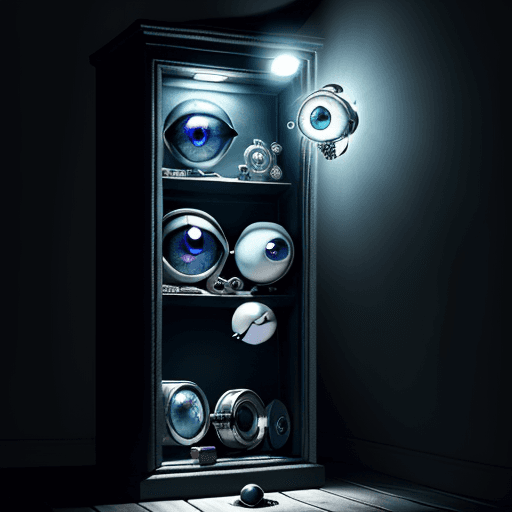 AI generated: Photo of a safe,  the thief is in dark clothes, the face is not visible, the safe has shelves of lar...