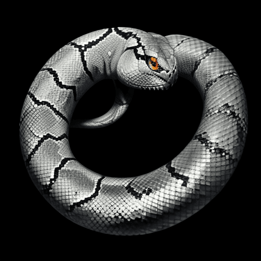 AI generated: Python programming language with a dark background