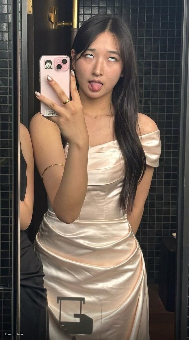 AI generated: rolling eyes, tongue out, 