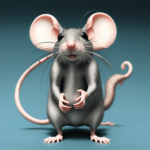 AI generated: Photo of 4d rat