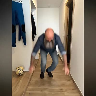 AI generated video: make the man do the crazies breakdance the world has ever seen