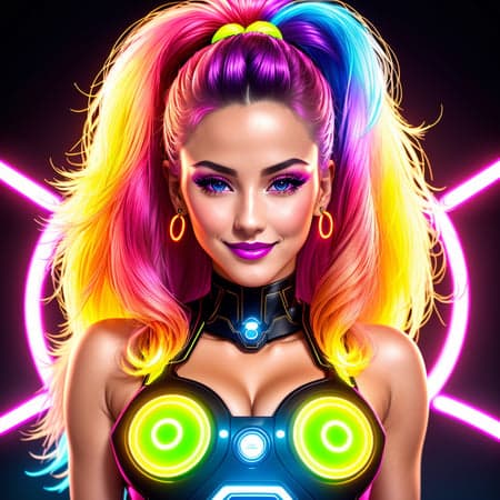 Neon Babes - Image 1
