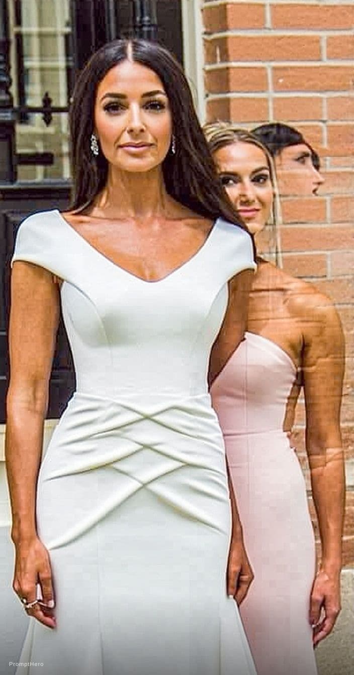 AI generated: Remove dress 