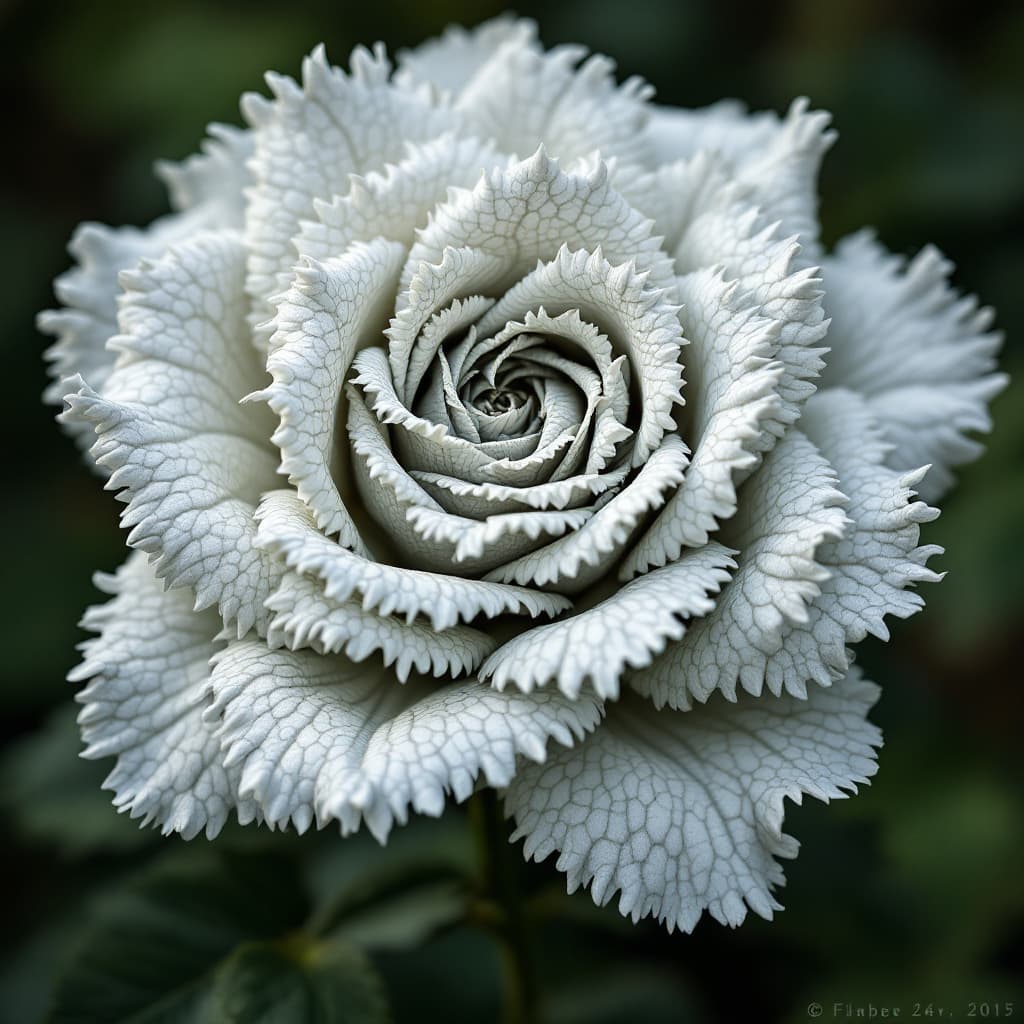 AI generated: Prompt:  "BEAUTIFUL _FILIGREE_DESIGN_ROSE_ INTRICATE MOST COMPLEX crackle_pattern_detailing psychede...