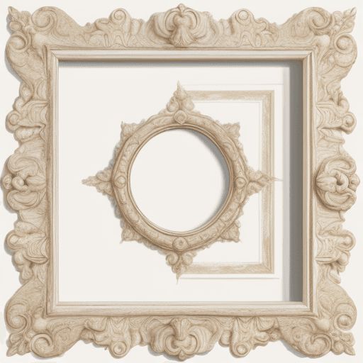 AI generated: A bohemian style wall, closeup, a frame of adam creation from micheal angelo hanging on the wall, fr...