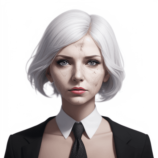 AI generated: a woman, a stock photo by Michael Flohr, featured on pexels, neoplasticism, white background, stock ...