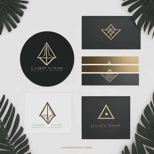 AI generated: Sleek logo design for a luxury travel agency, incorporating minimalistic and geometric elements to e...