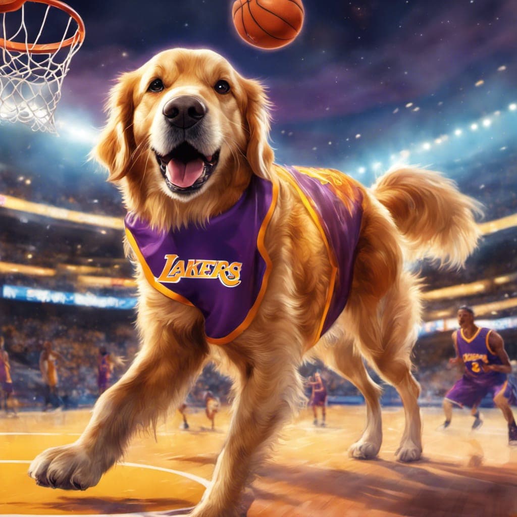 AI generated: In a small suburban town, a remarkable golden retriever named Buddy discovers a hidden talent for ba...