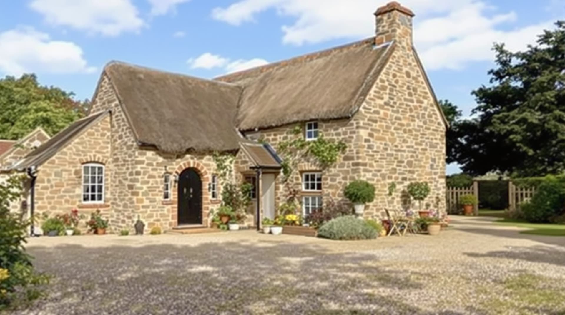 AI generated: A Stately Country Cottage
