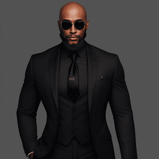 AI generated: Imagine a captivating dream scenario featuring a full-body representation of a distinguished and wel...