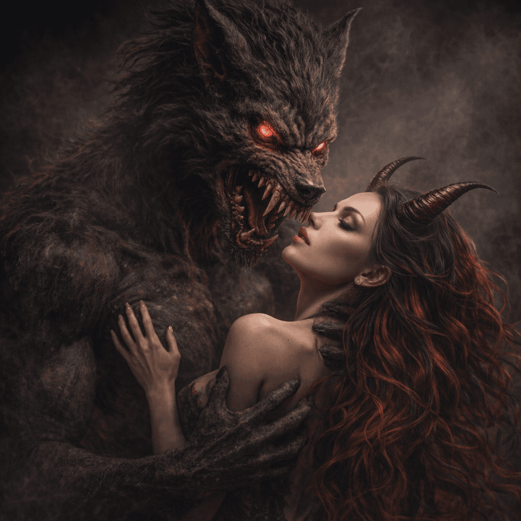 AI generated: The Rougarou: A extreme nightmare version, highly detailed, advanced 3D techniques, distorted featur...