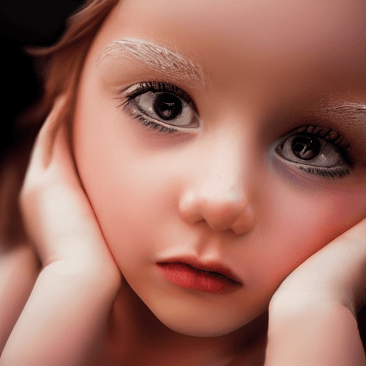 AI generated: photo of a gorgeous little girl in the style of stefan kostic and david la chapelle, coy, shy, allur...
