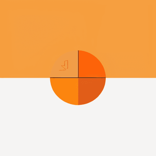 AI generated: a modern brain logo, minimalist design, orange monochromatic color scheme, sleek and simple shapes, ...