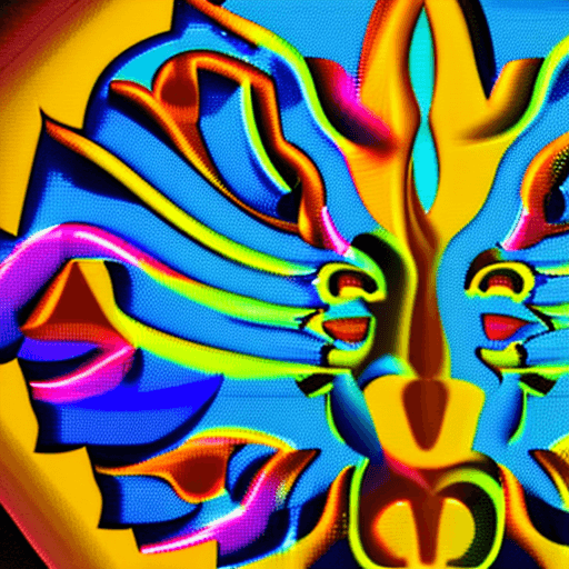 AI generated: Imagine a captivating emblem that embodies the spirit of Saint Traders, featuring a mesmerizing neon...