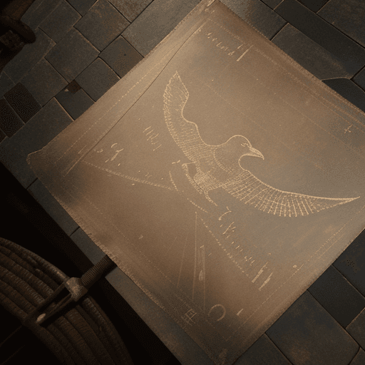 AI generated: colonial-era map making the original u.s. constitution in display tied with a faded revolutionary ri...