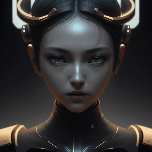 AI generated: scifi art by ddrik, in the style of zhang jingna, playstation 5 screenshot, rob hefferan, close up, ...