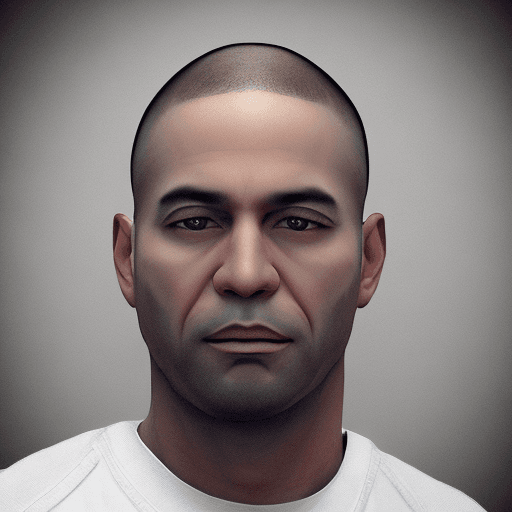 AI generated: generate an image of an inmate. Make sure it is a headshot