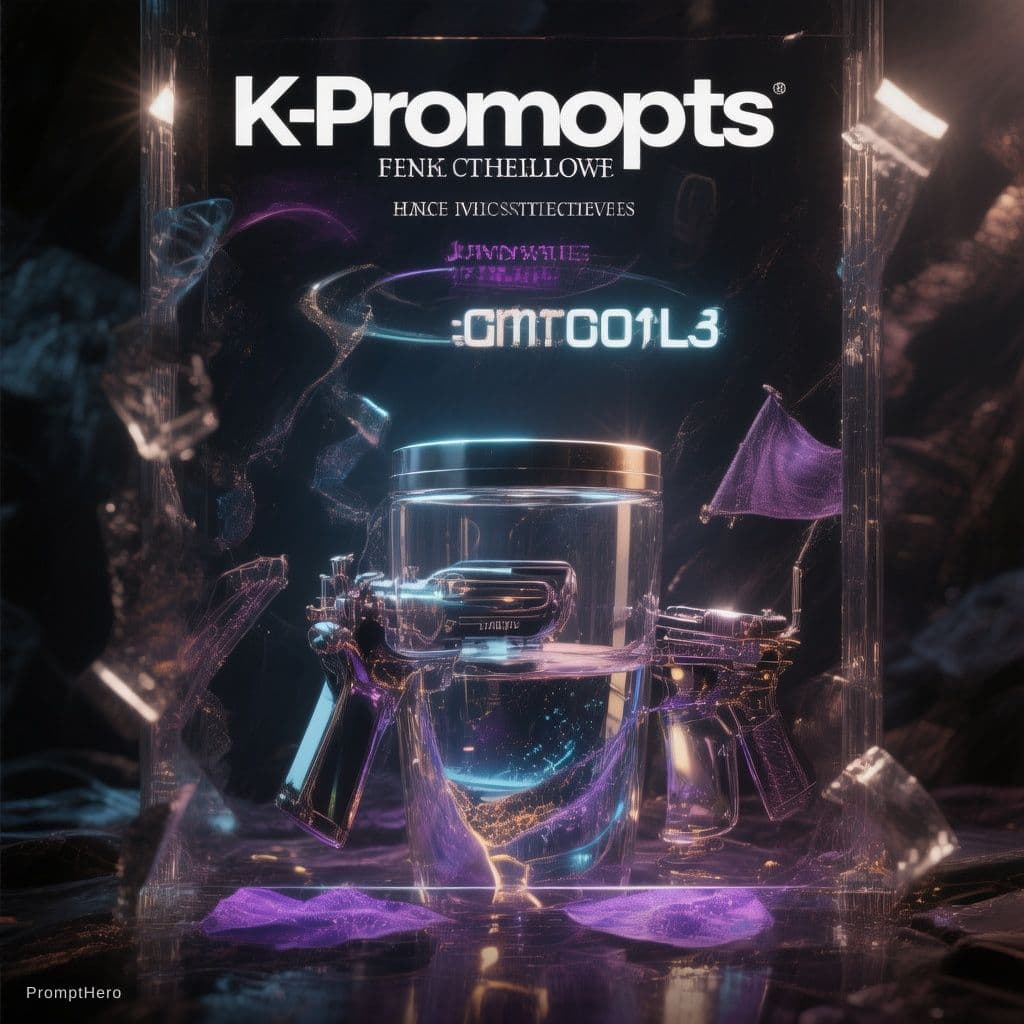 AI generated: Luxury Prompts Services with the name “K-Prompts” advertising poster,
dark background,
dramatic ligh...
