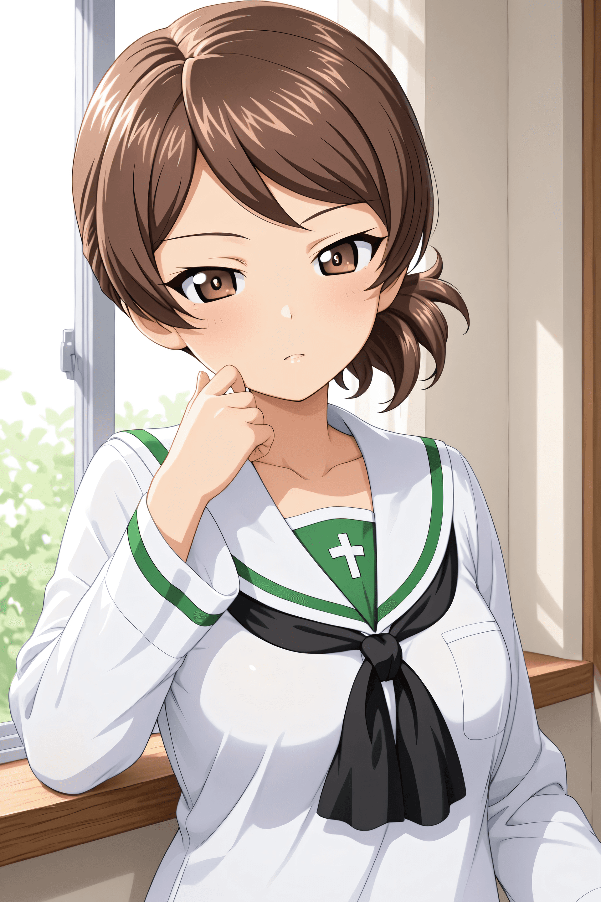 河西 忍[Kawanishi Shinobu] (ガルパン)[girls und panzer]っぽいキャラ