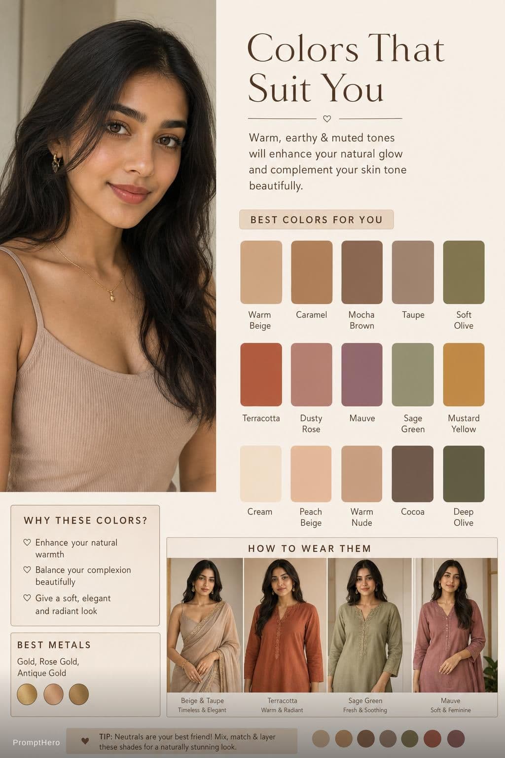 AI generated: create a same color which suits my skin color
