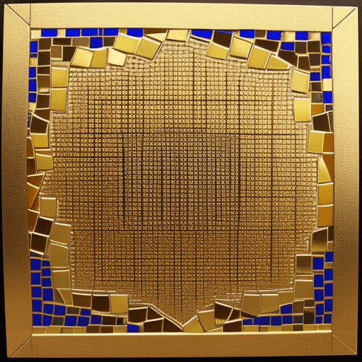 AI generated: GOLD MOSAIC