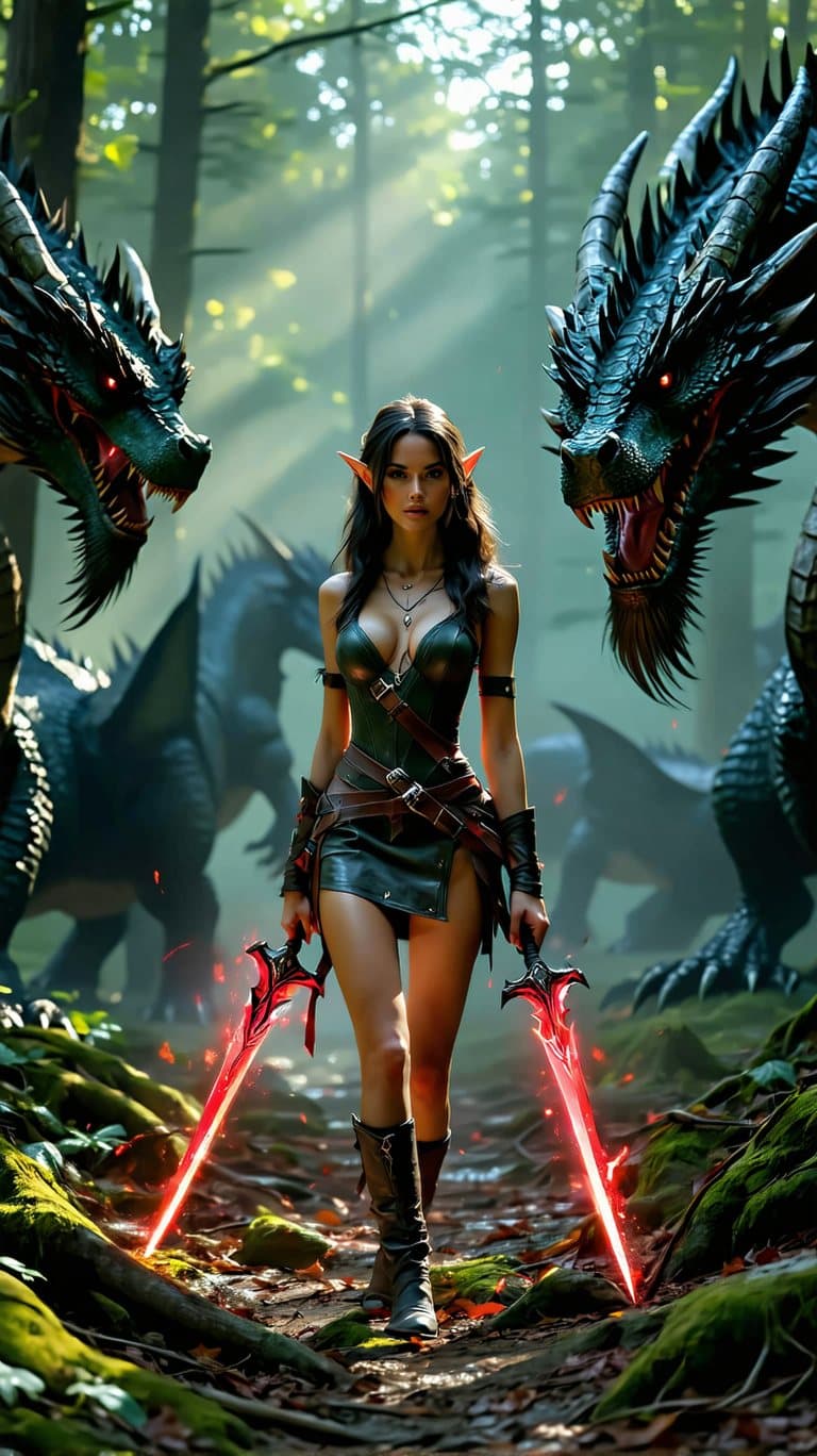 AI generated: an award winning full body photography, master piece, high quality photography of an epic cinematic ...